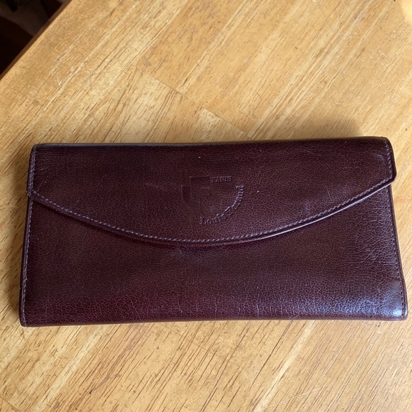 Louis Feraud Brown Fellow Long Wallet in good condition